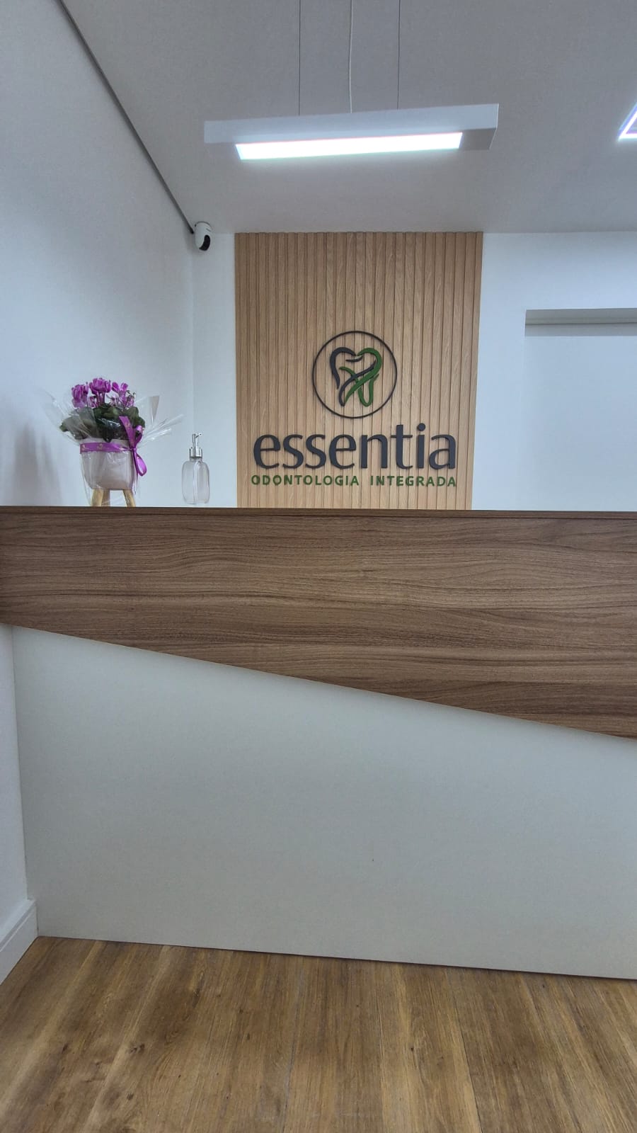 Recepção da clínica Essentia